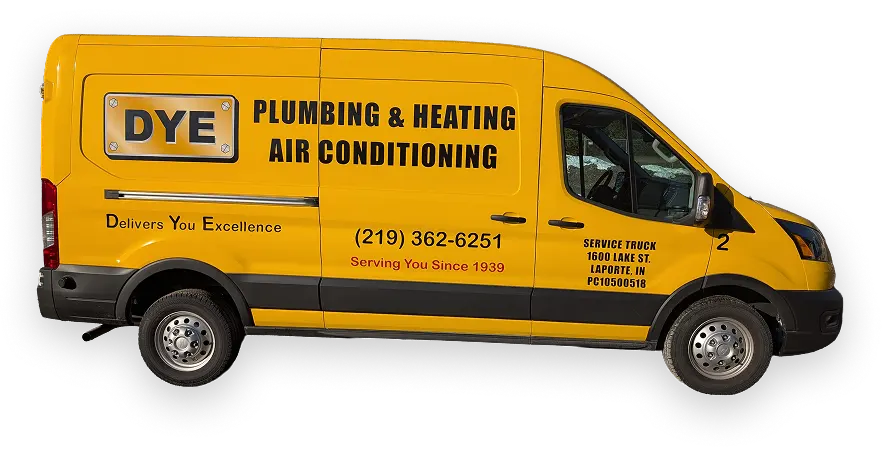 DYE Plumbing & Heating Service Van