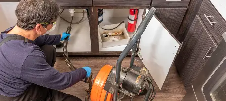 Professional drain cleaning service